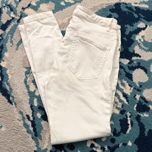 Zara Women's White Skinny Jeans
